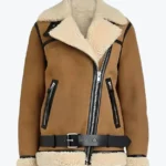 Women’s Brown B-3 Bomber Suede Jackets Rare Jacket