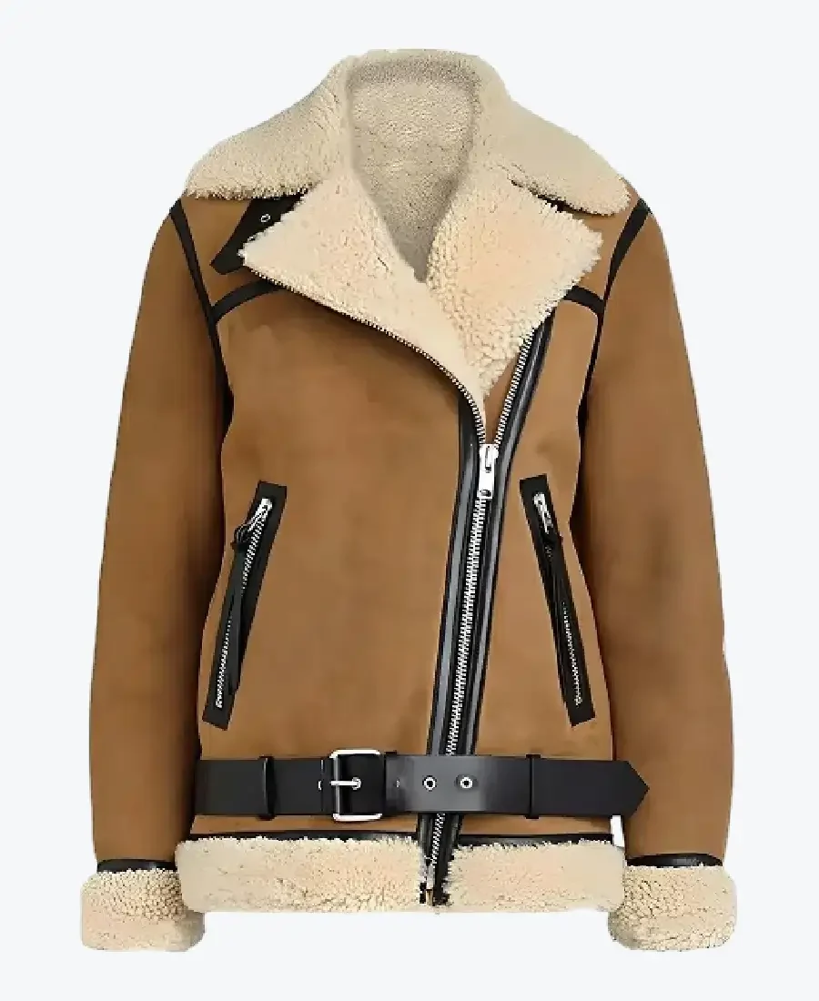 Women’s Brown B-3 Bomber Suede Jackets Rare Jacket