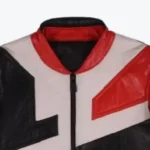 Women’s Eleven Paris Y2K Biker Leather Jacket Collar Rare Jacket