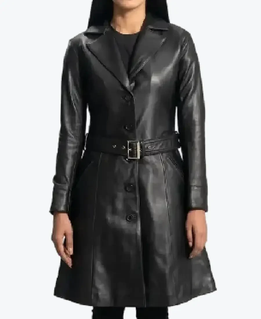 Women’s Moonlight Black Leather Coats Rare Jacket