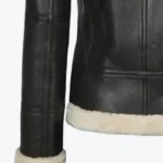 Women’s Shearling Bomber Jacket Sleeves Rare Jacket
