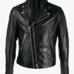 Black Double-Zip Motorcycle Jackets Rare Jacket