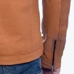 Bohannon Classic Brown Biker Jacket Sleeves Rare Jacket