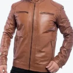 Christopher Classic Brown Biker Jackets Rare Jacket