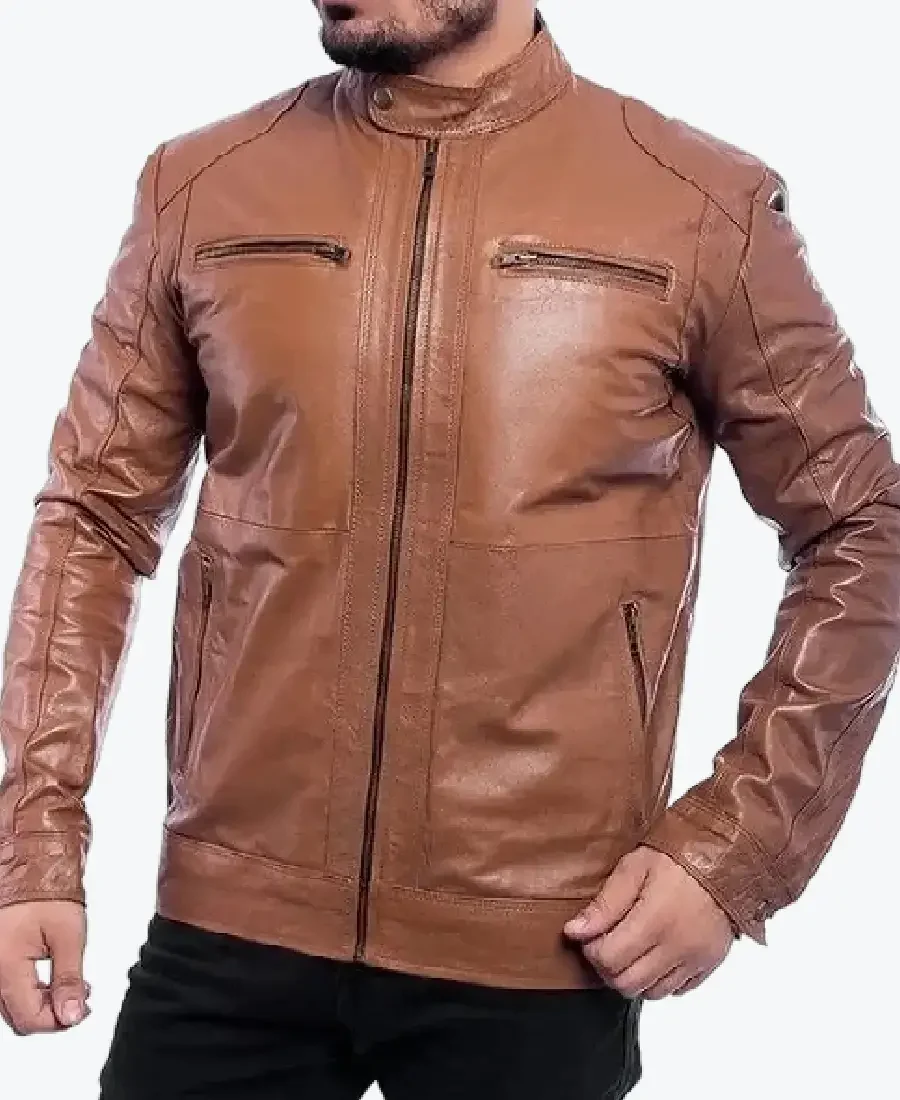 Christopher Classic Brown Biker Jackets Rare Jacket