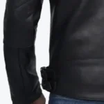 David Black Moto Cafe Racer Biker Leather Jacket Sleeeves Rare Jacket