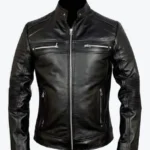 James Men’s Black Biker Cafe Racer Jackets Rare Jacket