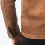 Larry Men’s Distressed Brown Leather Biker Jacket Sleeves Rare Jacket