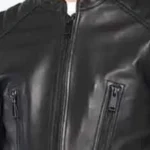 Men’s Biker Slim fit Biker Leather Jacket Collar Rare Jacket