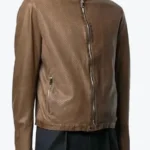 Men’s Cafe Racer Brown Slim fit Biker Jackets Rare Jacket