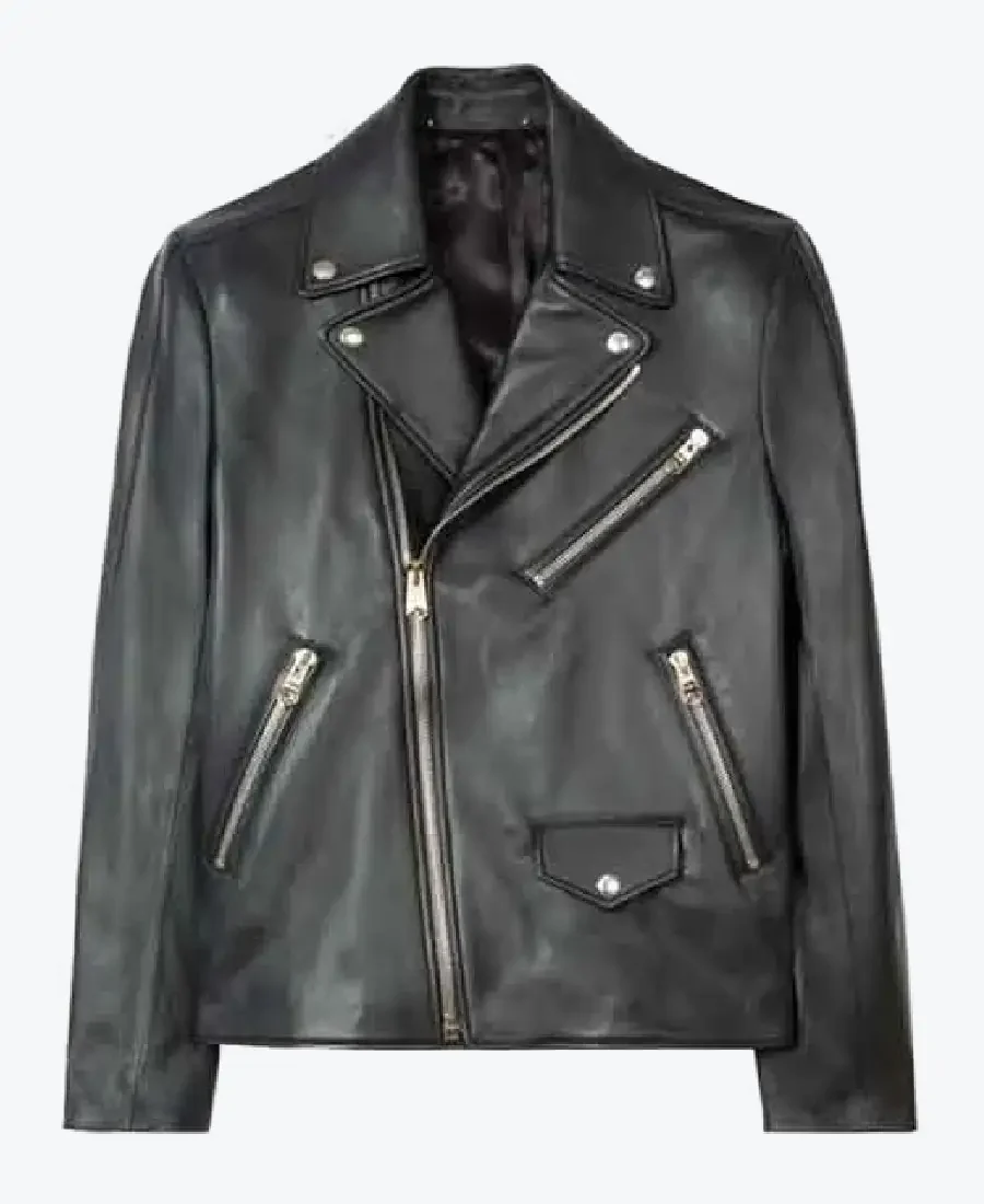 Men’s Knapp Leather Biker Jackets Rare Jacket