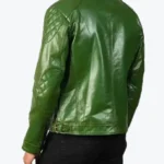 Shop THe Men's Green Leather Jacket - Rare Jackets