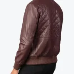 Shop THe Men's Moda Brown Leather Bomber Jacket - Rare Jackets