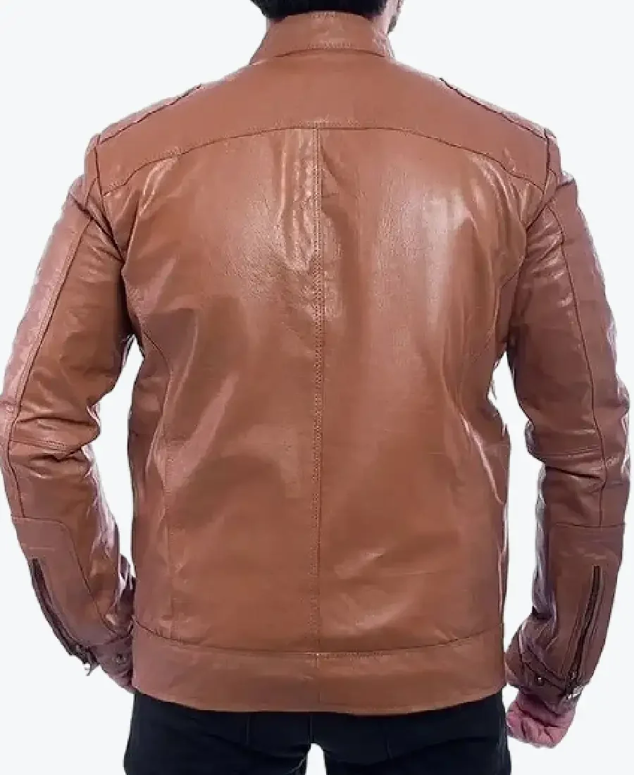 Shop The Christopher Classic Brown Biker Jackets Rare Jacket