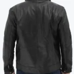 Shop The Daniel Men’s Black Leather Motorcycle Jackets Rare Jacket