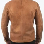 Shop The Larry Men’s Distressed Brown Leather Biker Jackets Rare Jacket