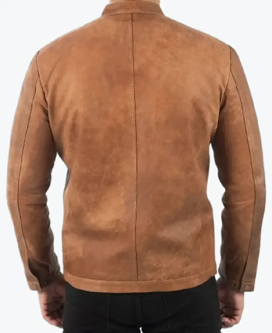 Shop The Larry Men’s Distressed Brown Leather Biker Jackets Rare Jacket