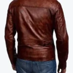 Shop The Men’s Brown Distressed Biker Leather Jackets Rare Jacket