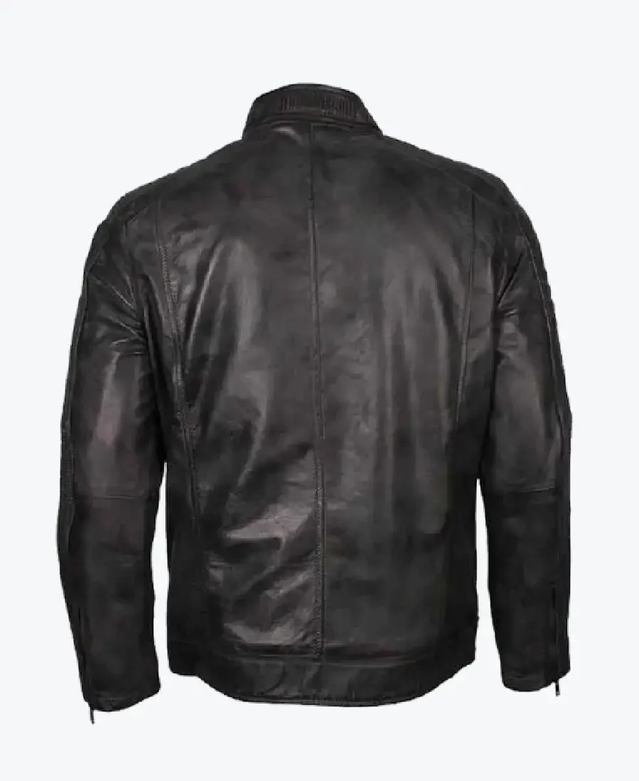 Shop The Men’s Cafe Racer Waxed Biker Leather Jackets Rare Jacket
