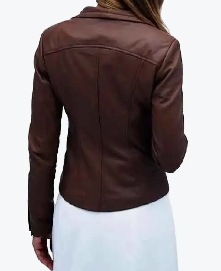 Shop The Men’s Lapel Collar Style Brown Leather Jackets Rare Jacket
