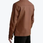Shop The Men's Zen Matte Brown Leather Jacket - Rare Jackets