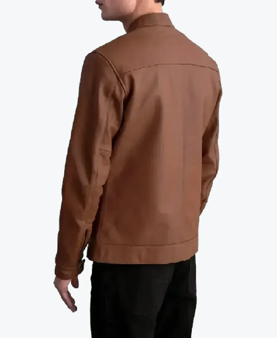 Shop The Men's Zen Matte Brown Leather Jacket - Rare Jackets