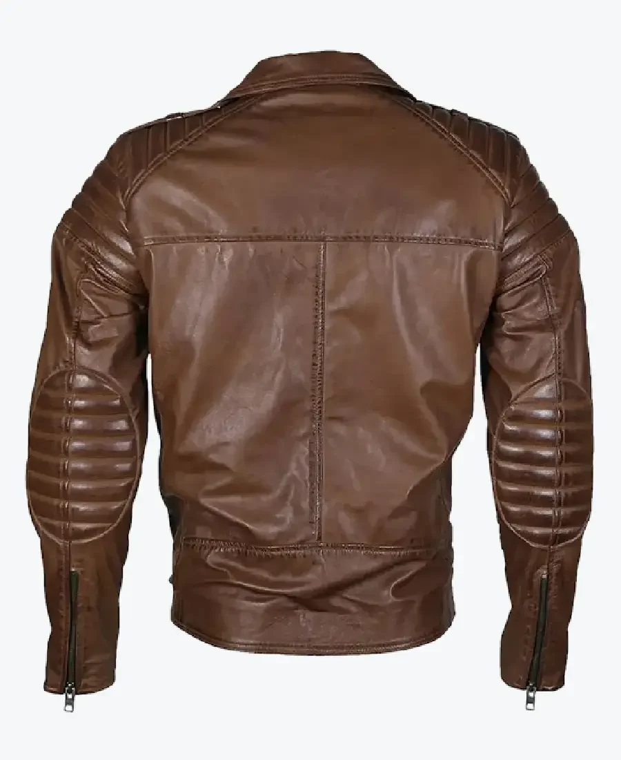 Shop The Paul Men’s Brown Motorcycle Leather Jackets Rare Jacket