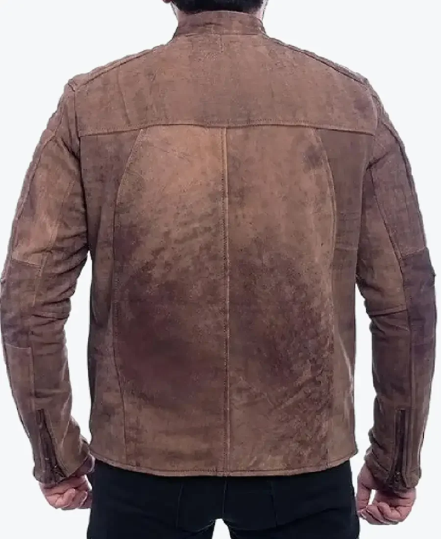 Shop The Men's Classic Brown Suede Biker Jacket - Rare Jacket