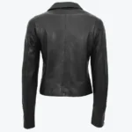Shop The Women’s Black Biker Leather Jacket - Rare Jackets