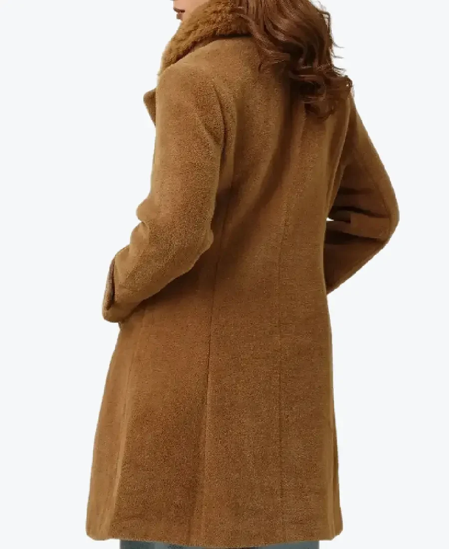 Shop The Women’s Brown Elegant Winter Over Coat - Rare Jackets