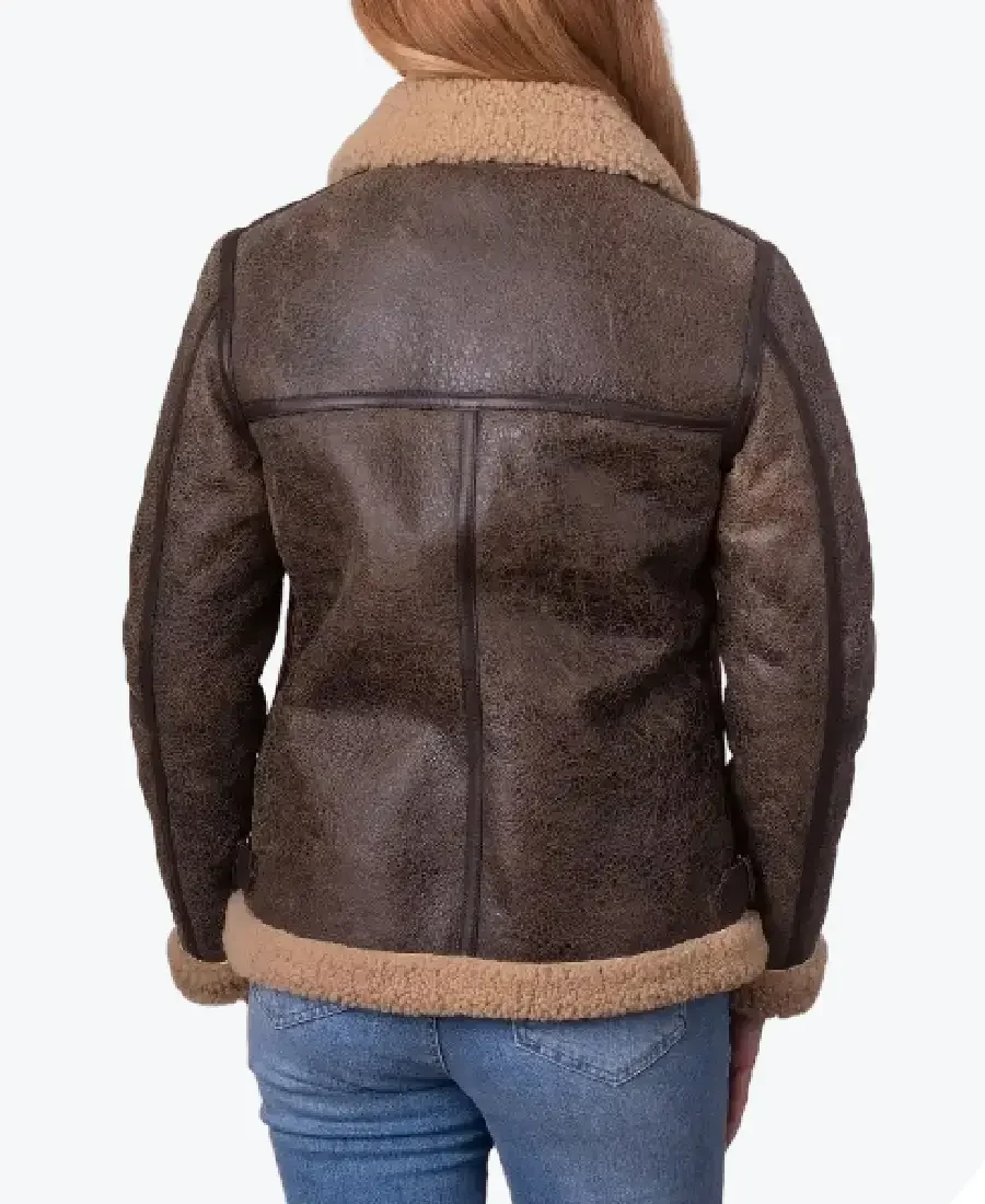 Shop The Women’s Cawfell Shearling Aviator Leather Jackets