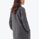 Shop The Women's Grey Mix Wool Coat - Rare Jackets