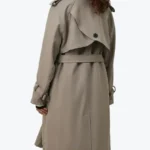 Shop The Women's Khaki Belted D-Ring Cotton Coat - Rare Jackets