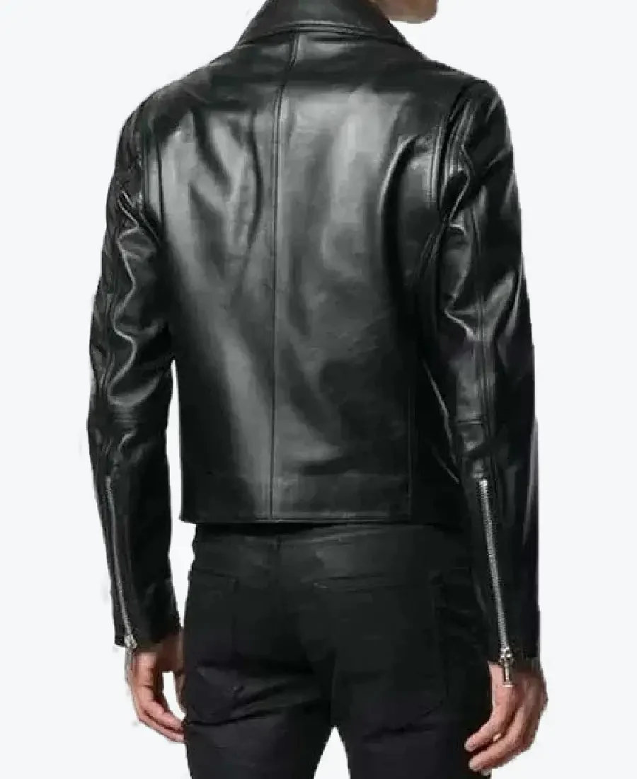 Shop the Black Double-Zip Motorcycle Jackets Rare Jacket
