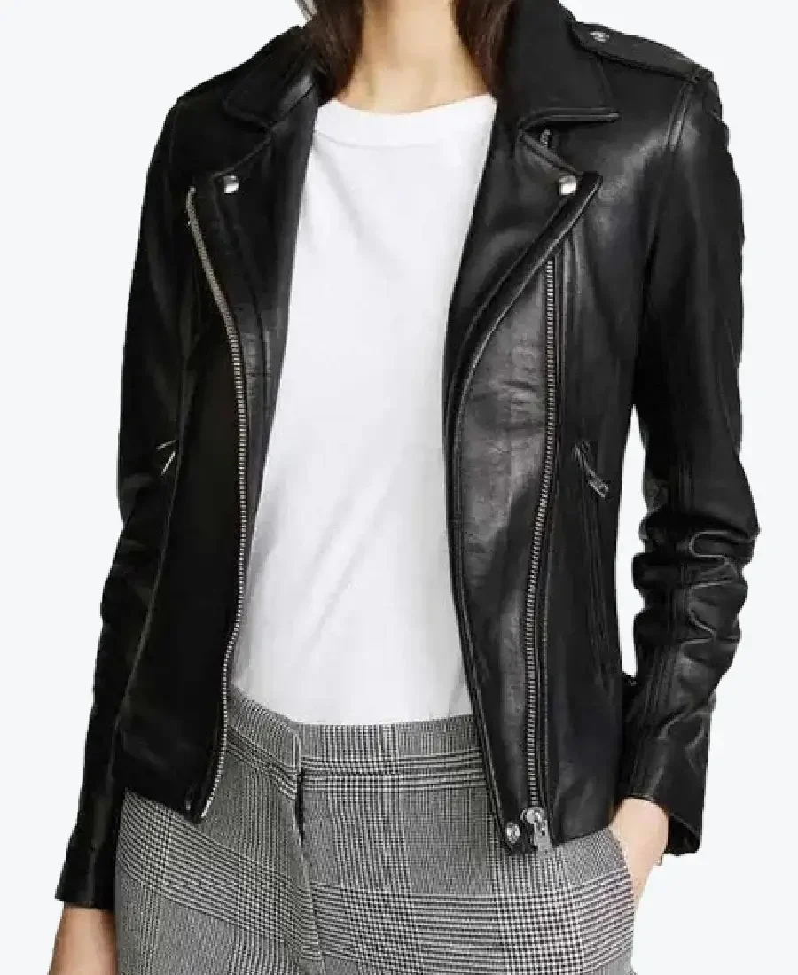Women’s Biker Black Leather Jackets Rare Jacket
