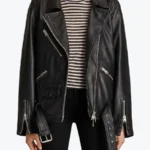 Women’s Black Motorcycle Leather Jackets Rare Jacket