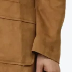 Women’s Brown Longline Cotton Coat Cuffs - Rare Jackets