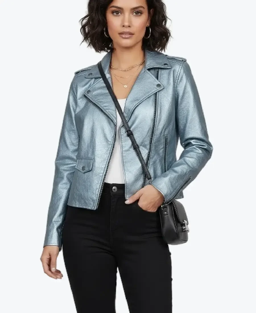 Women’s Slim fit Leather Biker Jacket - Rare Jackets