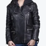 Women’s Slim fit Real Leather Jacket - Rare Jackets