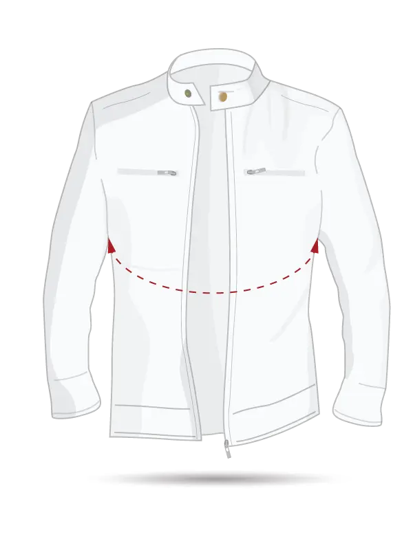 men chest size guide | rarejackets