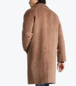 Shop The Men’s Light Brown Wool Overcoat Back