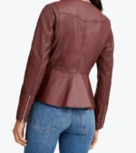 Shop The Women's Brown Quilted Sheepskin Leather Jacket